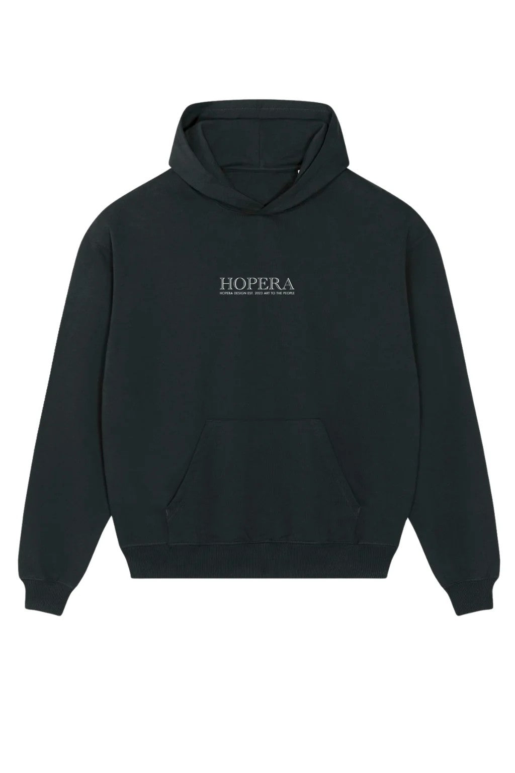 Heavy-Weight Premium Hoodie "Portraits of Actor" by Toyohara Kunichika Black